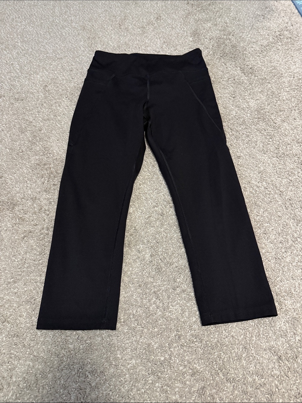 Fila Black Women's Athletic Pull-On Leggings